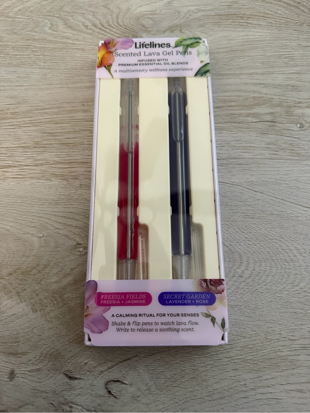 Lifelines Pink and Purple Lava Bubble Gel Pens